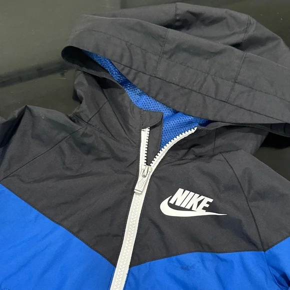 Nike Kids Blue and Black Raincoat - Picture 2 of 6